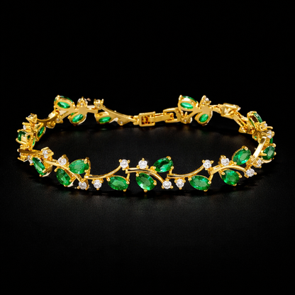 Crystal Vines Bracelet - GOLD