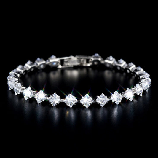 Diamond Prism Tennis Bracelet